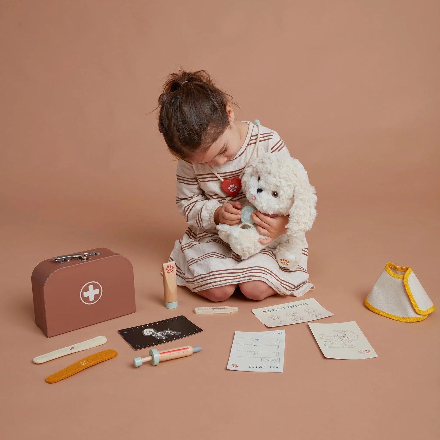 Olli Ella - Dinkum Dog Set - Vet Set | Clay