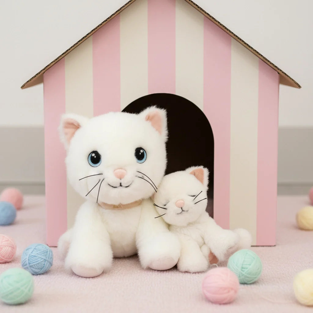 Olli Ella - Binky Kitten - Kiki | White