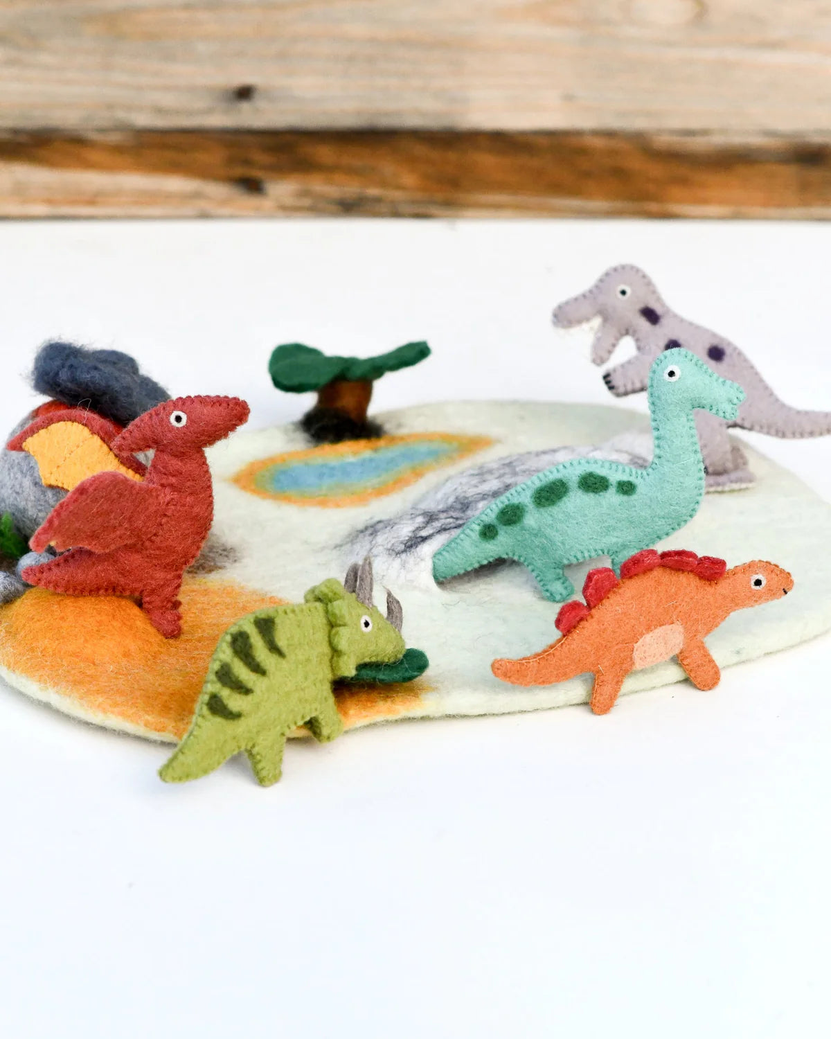 Tara Treasures - Dinosaur Finger Puppets Set