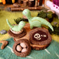 Tara Treasures - Felt Life Stages of a Dinosaur lifecycle | Brontosaurus