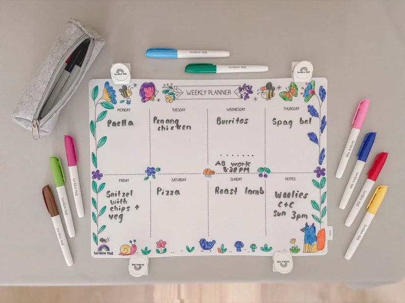 Scribble Mat - Weekly Planner