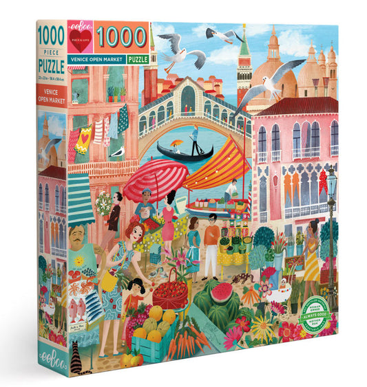 Eeboo Puzzle Venice Market 1000pc