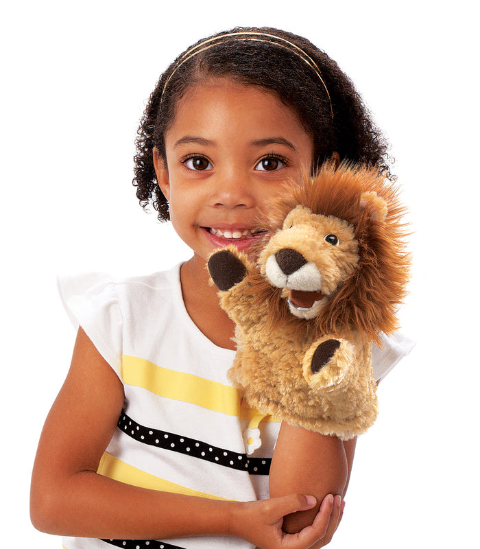 Folkmanis Little Lion Hand Puppet Small