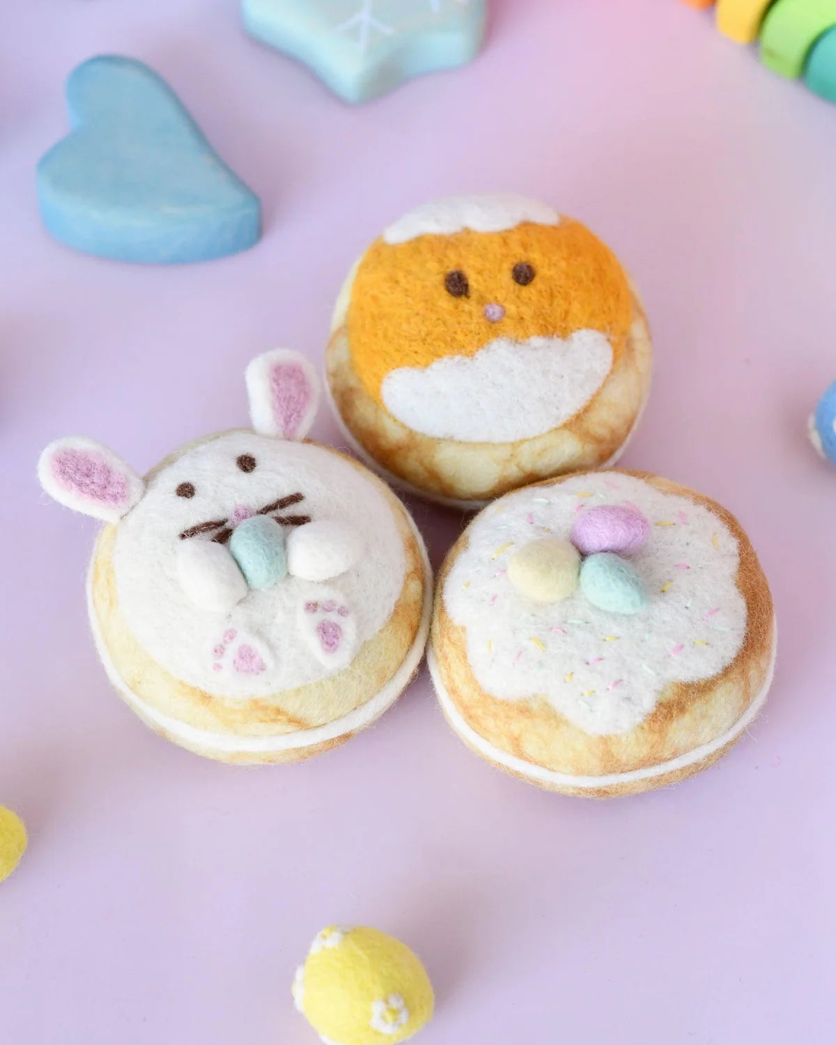 Tara Treasures - Felt Easter Donuts (Set of 3)