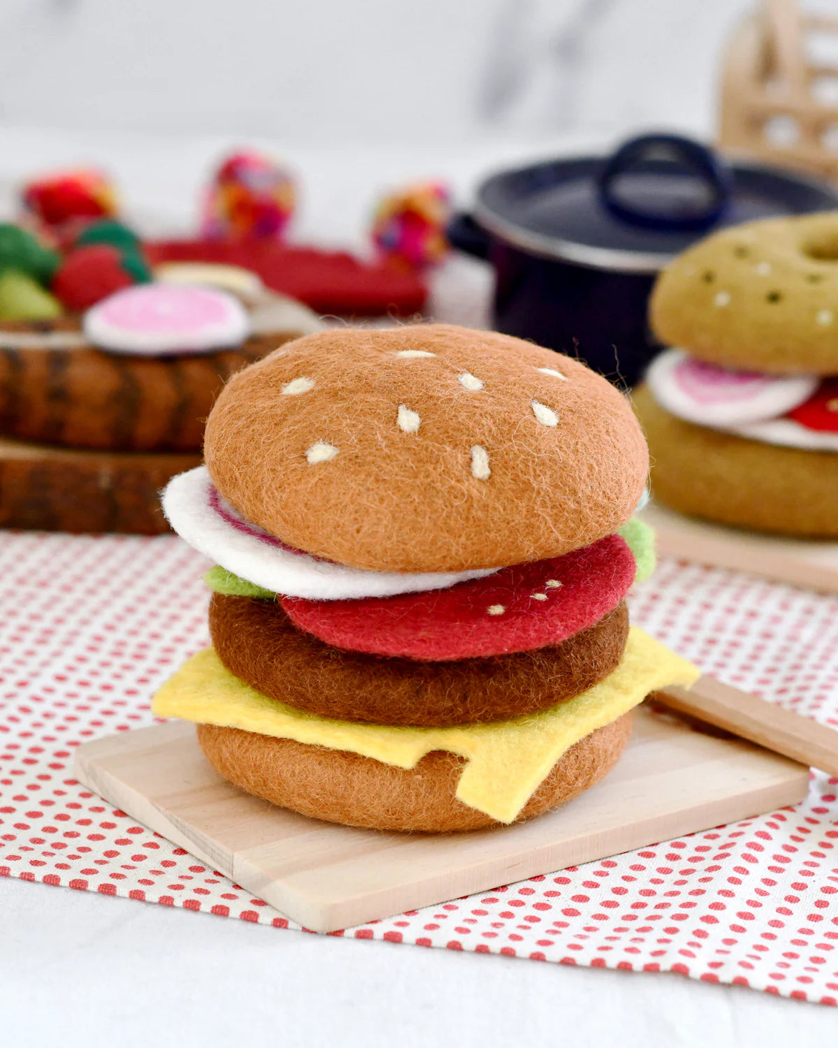 Tara Treasures - Felt Burger Stack