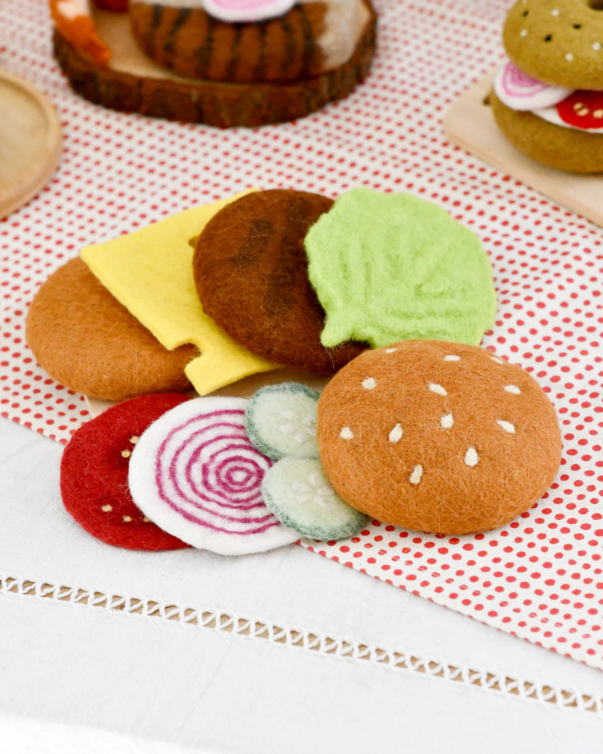 Tara Treasures - Felt Burger Stack