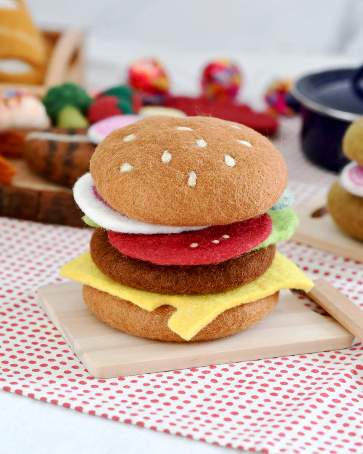 Tara Treasures - Felt Burger Stack