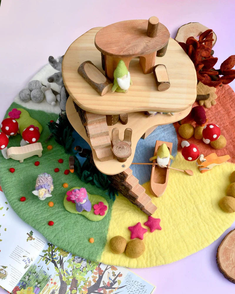 Tara Treasures - Four Seasons Play Mat Playscape (Large 80cm Diameter)