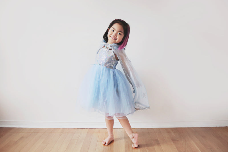 Great Pretenders - Blue Sequins Princess Dress Dress Up