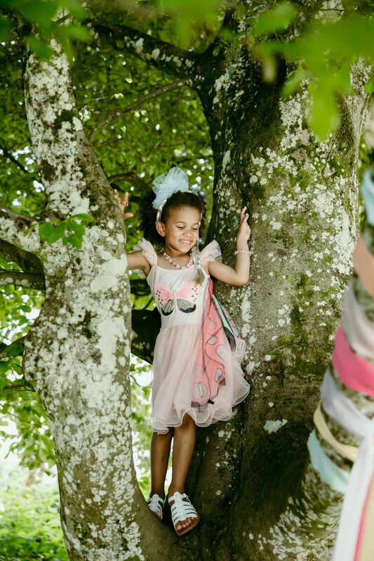 Great Pretenders - Sequins Secret Butterfly Twirl Dress with Wings
