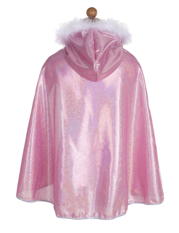 Great Pretenders - Pink Glitter Princess Cape Dress Up