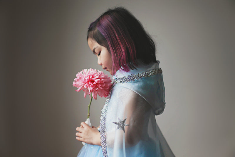 Great Pretenders - Blue & Silver Snow Queen Cape