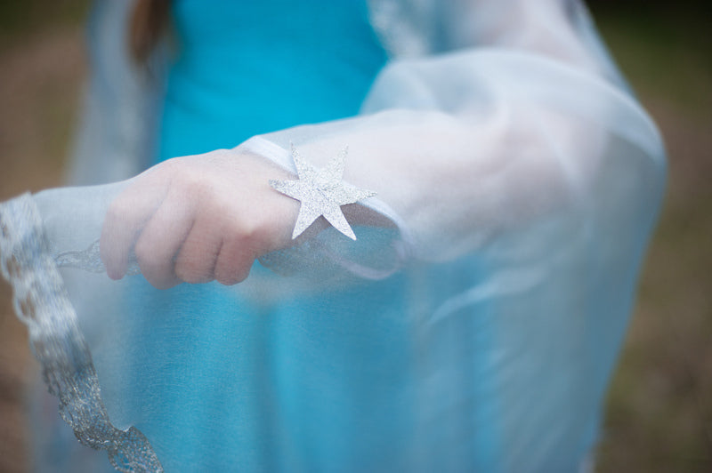 Great Pretenders - Blue & Silver Snow Queen Cape