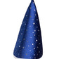 Great Pretenders - Blue and Silver Sparkle Wizard Cape and Hat Dress Up
