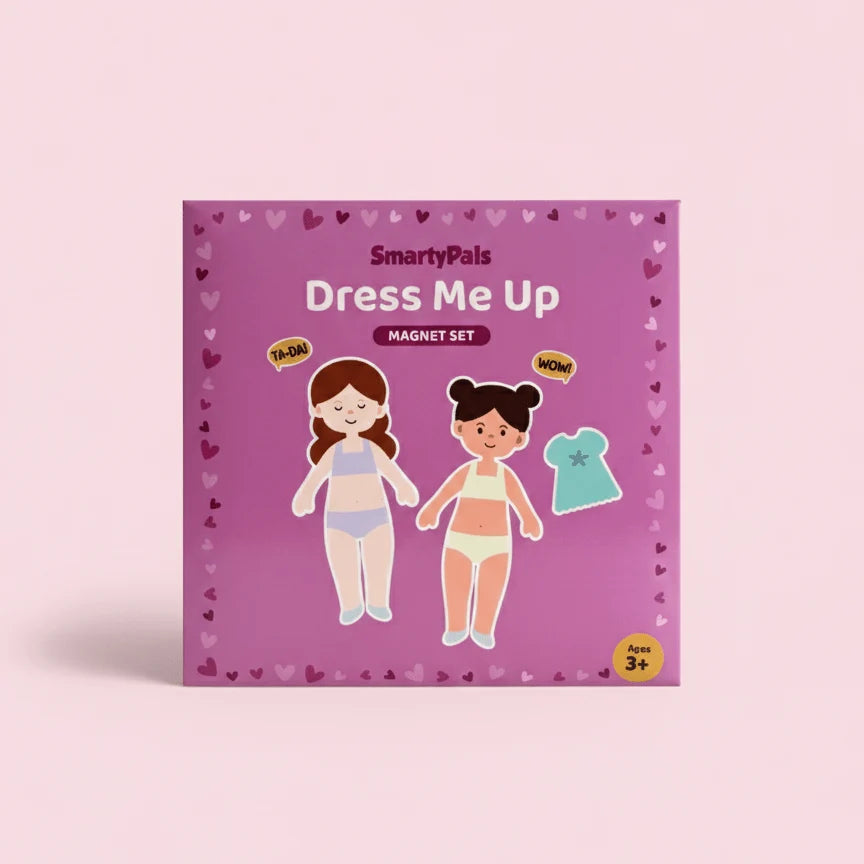 SmartyPals - Dress Me Up Magnet Set | Mix & Match Magnetic Dolls for Kids