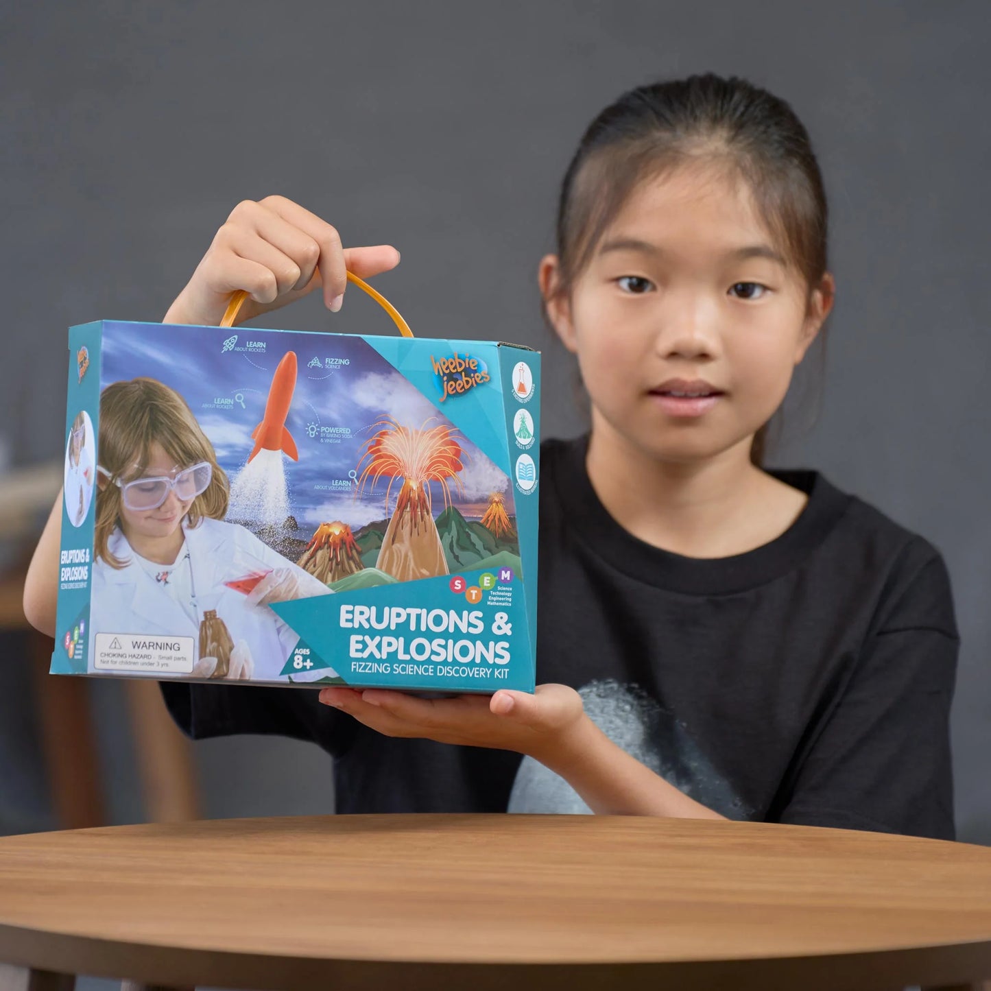 Explosion Model Kit Heebie Jeebies Eruptions and Explosions Science Kit – K and K Creative Toys