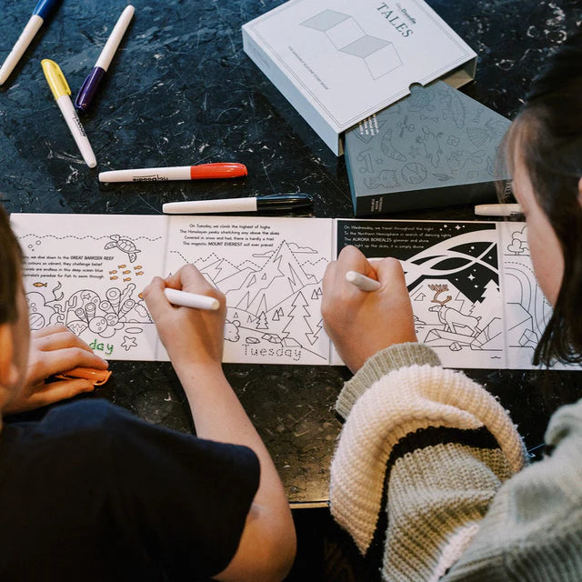 Hey When Color Book Hey Doodle Colouring Book - Natural Wonders Tales – K and K Creative Toys