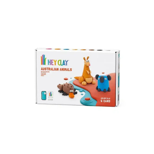 Hey Clay - Australian Animals Medium Set (6 Cans)