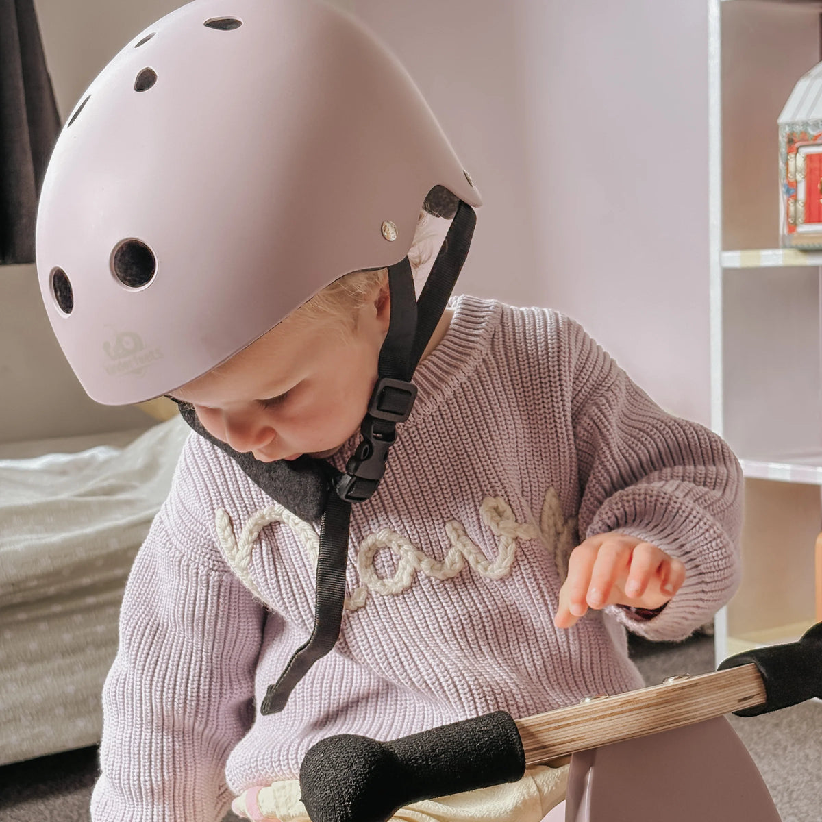Kinderfeets Toddler Bike Helmet - Matte Lavender