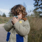 Kidytalk - Long Range Walkie Talkie | Natural & Cyan