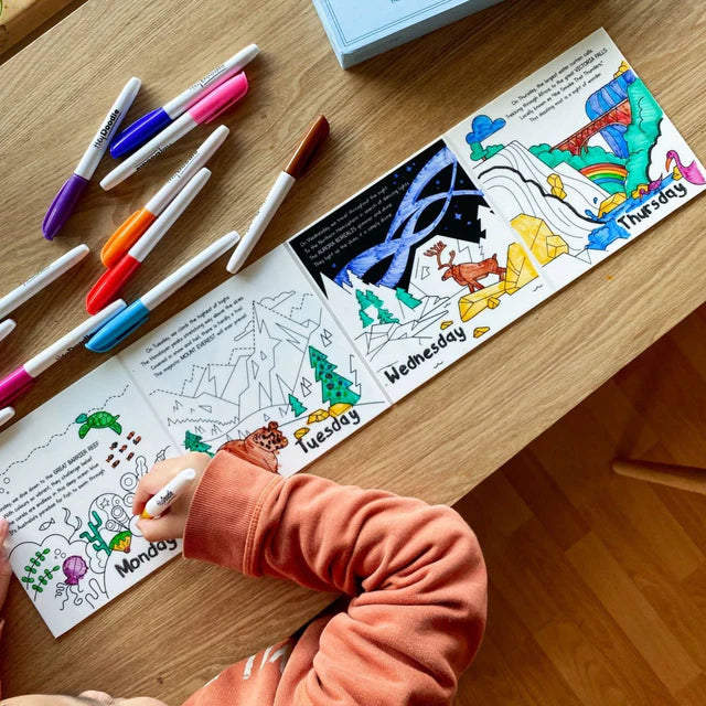 Hey Doodle Colouring Book - Natural Wonders Tales