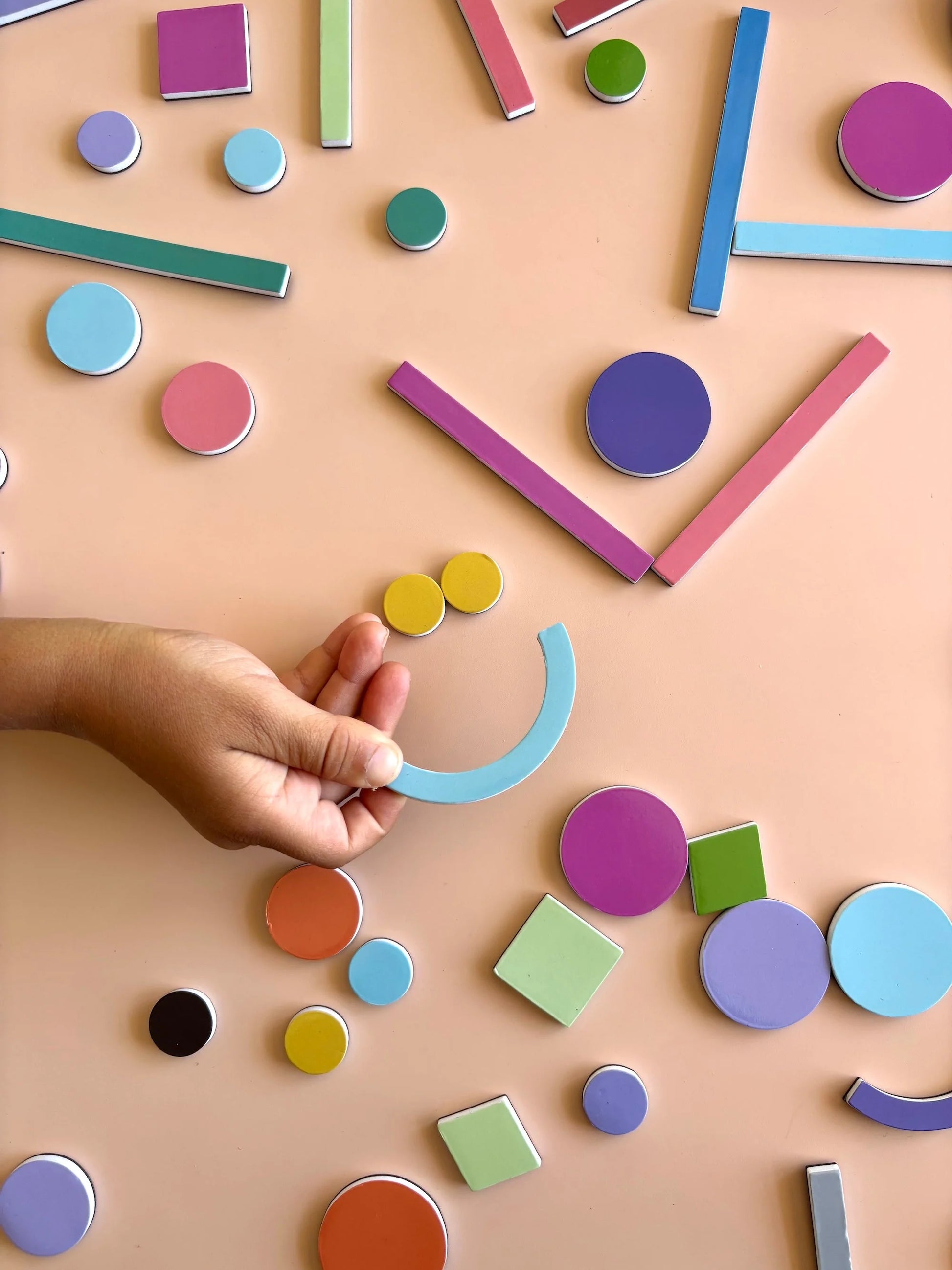SmartyPals - Magnetic Shapes Set | Colour & Shape Magnets for Kids