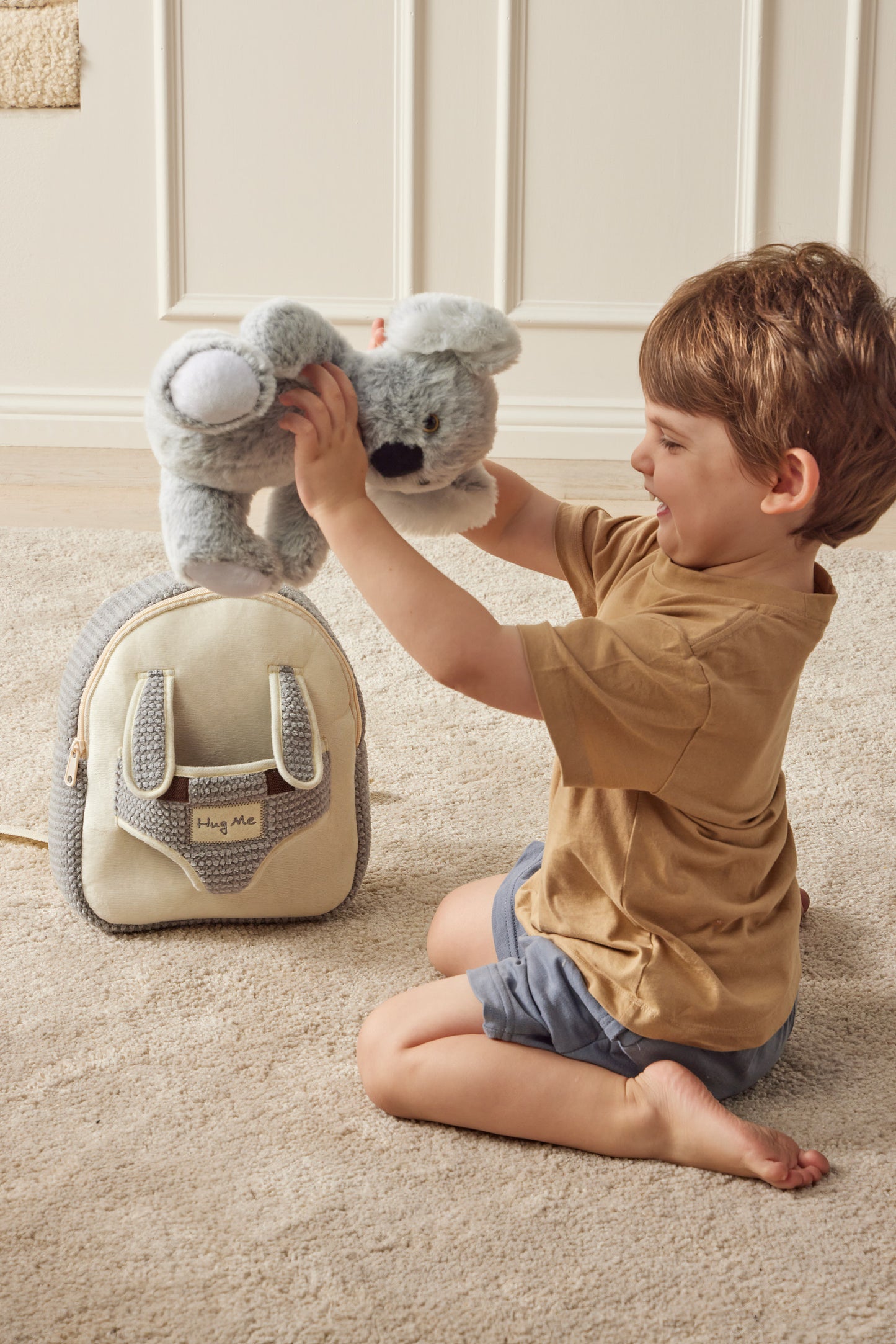 Jiggle & Giggle - Plush Koala Hug-Me Buddy Backpack