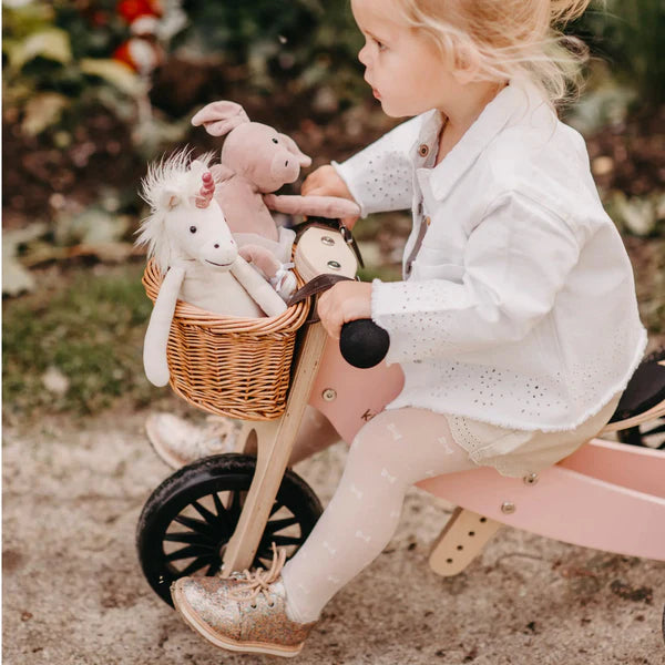 Kinderfeets Tiny Tot 2 in 1 Plus Trike Rose