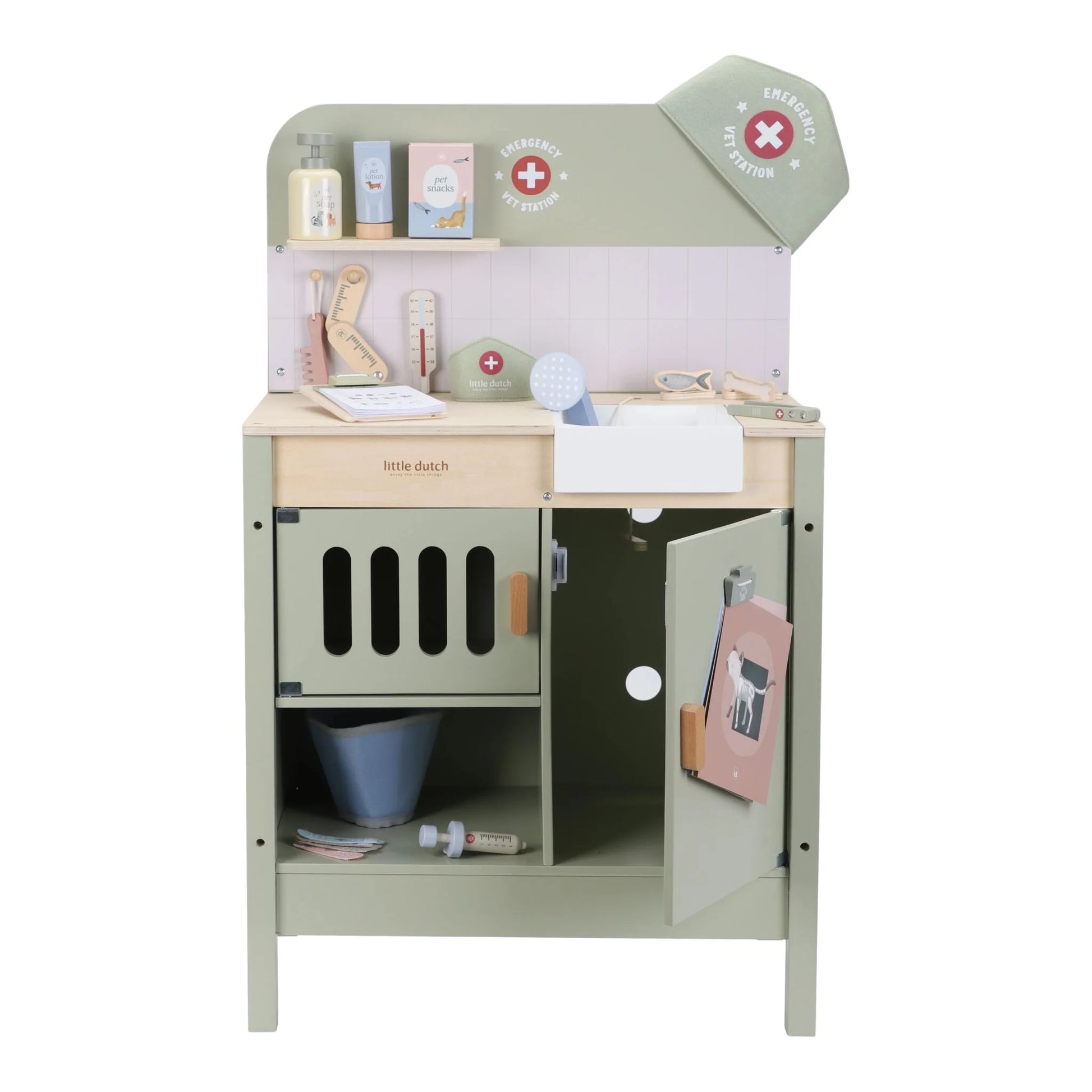 Little Dutch - Wooden Play Veterinary Set