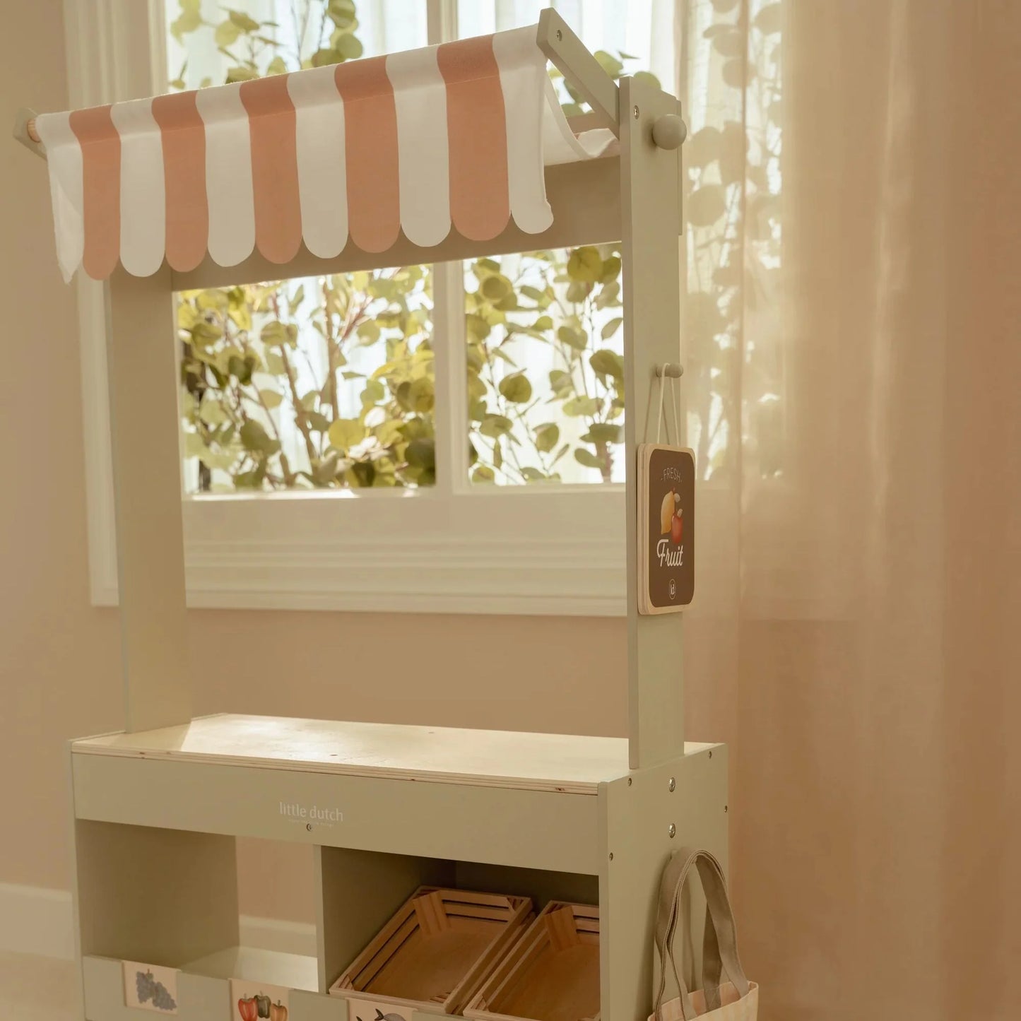 Little Dutch - Wooden Play Market Stall