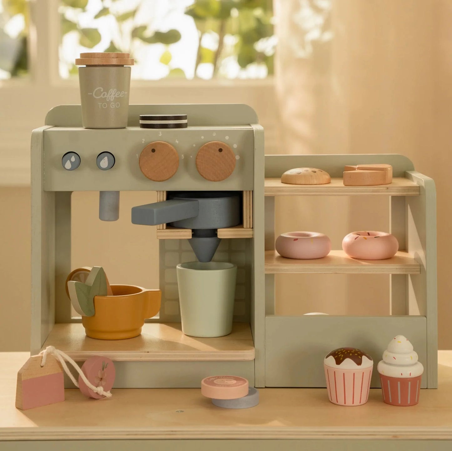 Little Dutch - Wooden Play Coffee Corner