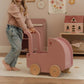 Little Dutch - Wooden Doll Pram | Pink