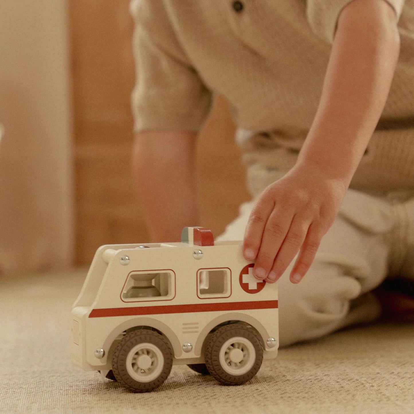 Little Dutch - Wooden Ambulance