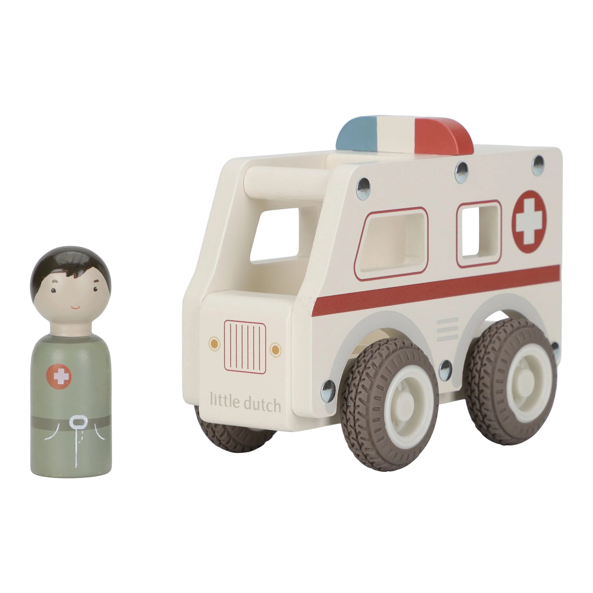 Little Dutch - Wooden Ambulance