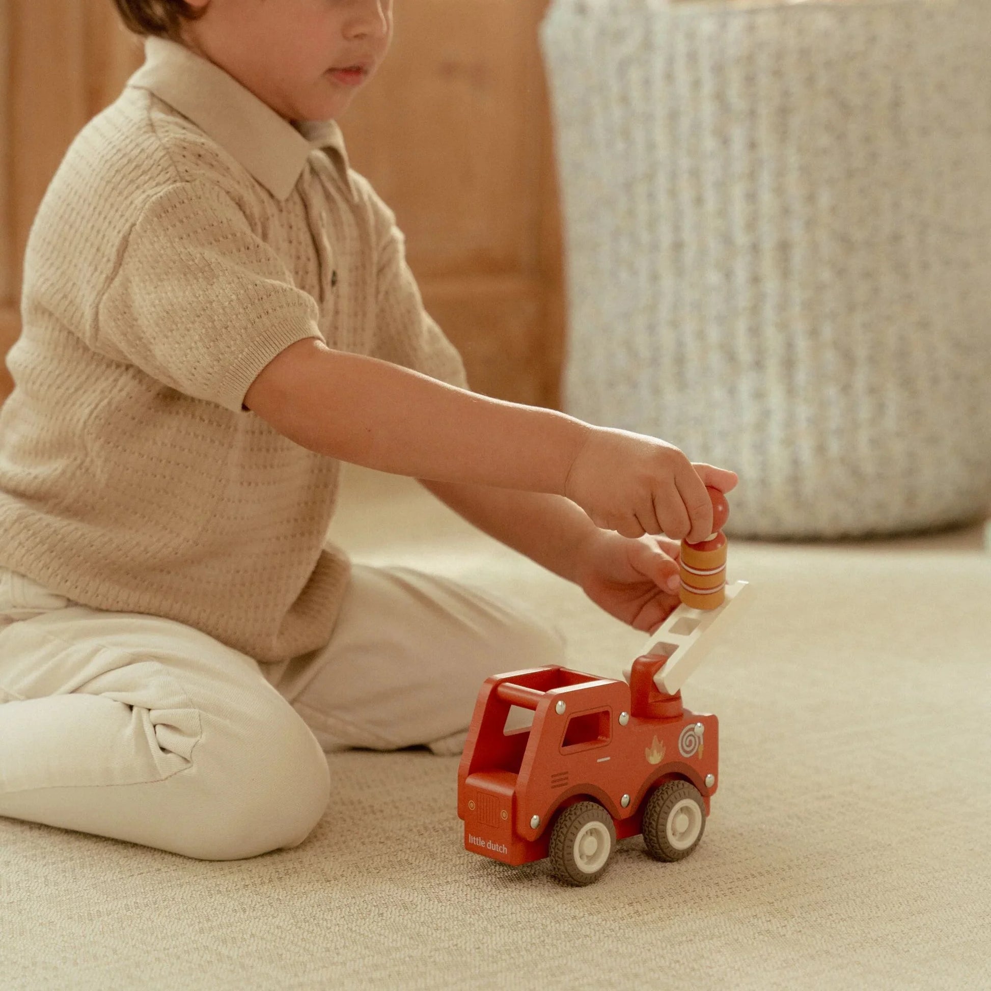 Little Dutch - Wooden Firetruck