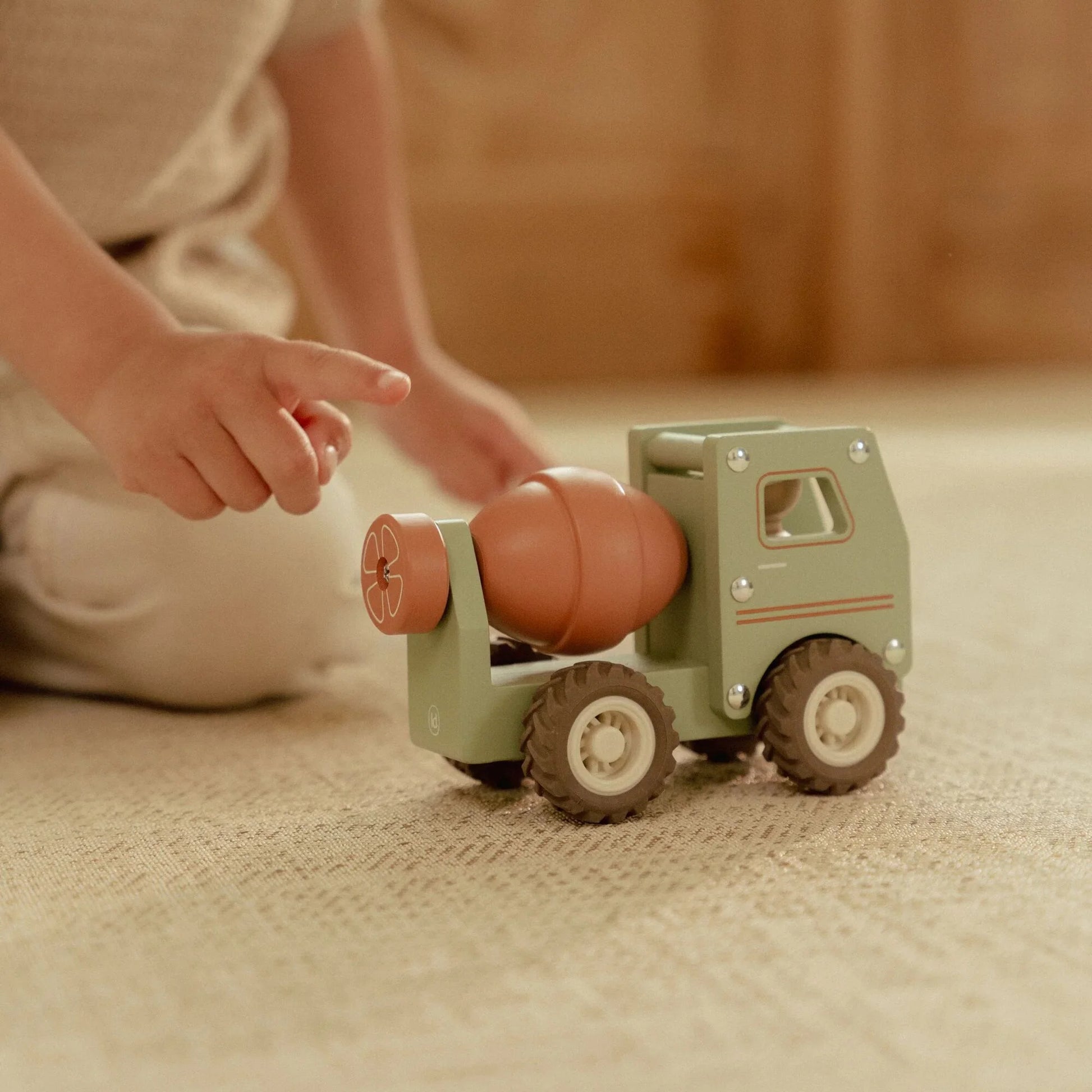 Little Dutch - Wooden Cement Truck