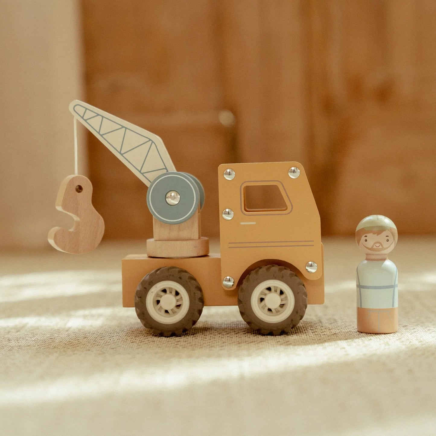 Little Dutch - Wooden Crane Truck