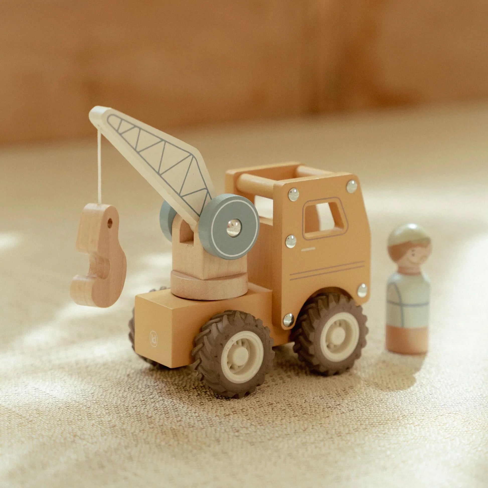 Little Dutch - Wooden Crane Truck