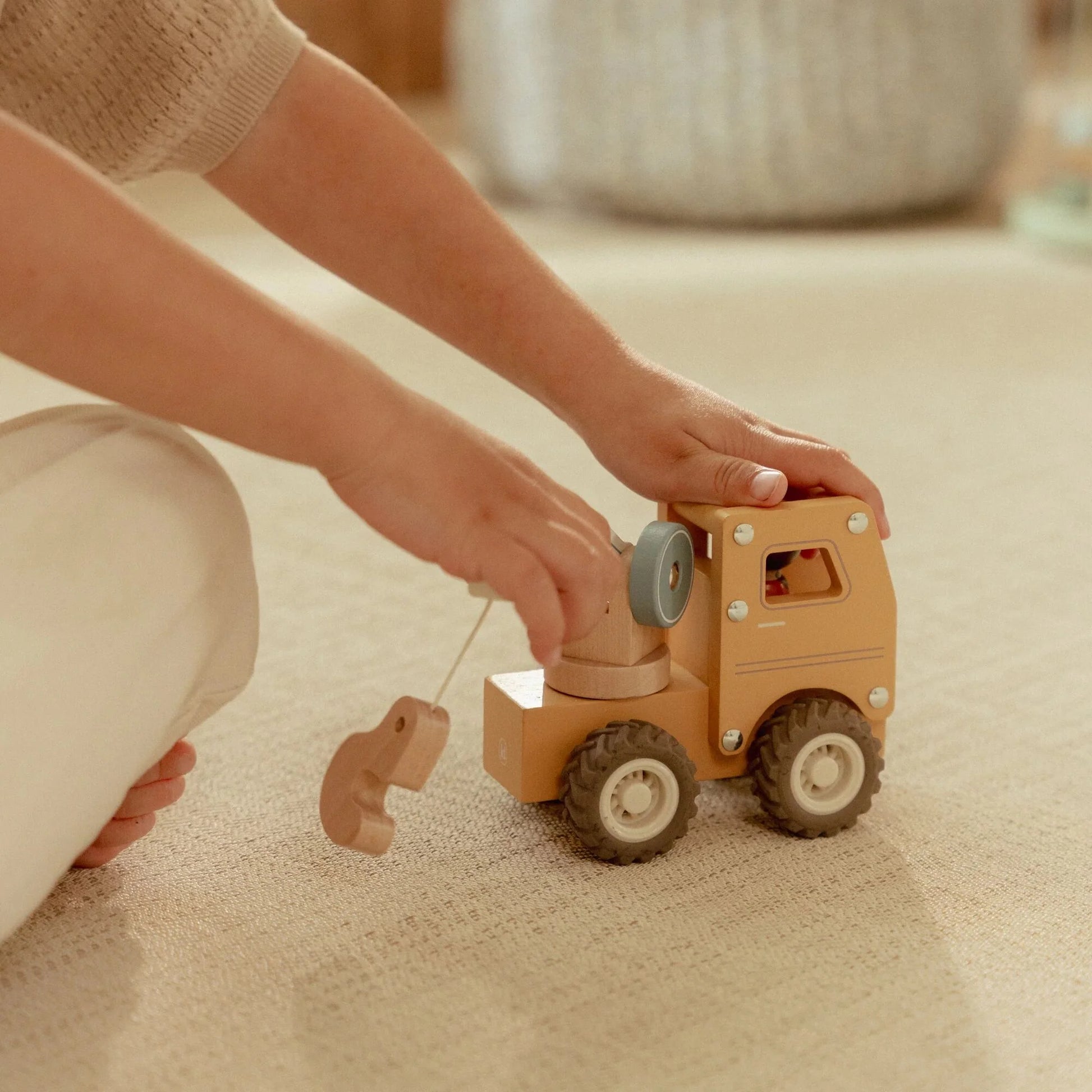 Little Dutch - Wooden Crane Truck