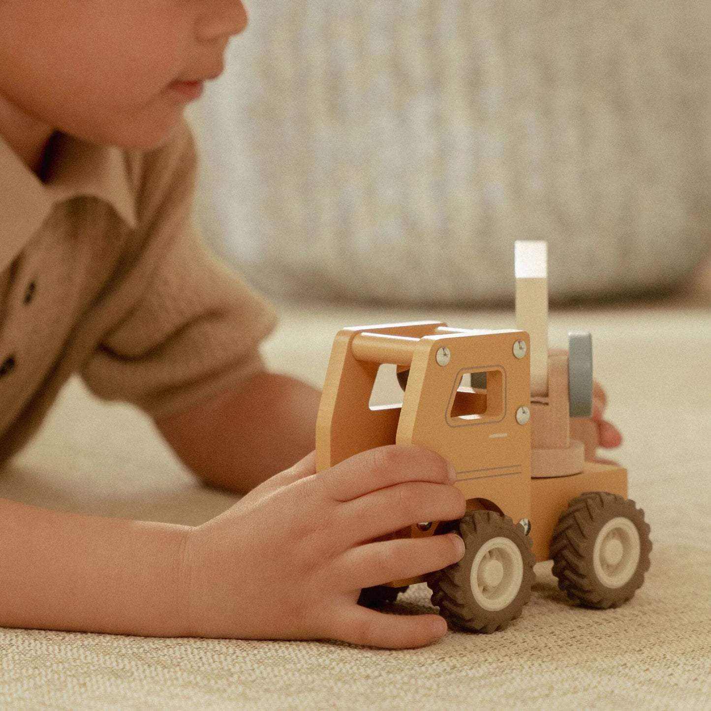 Little Dutch - Wooden Crane Truck