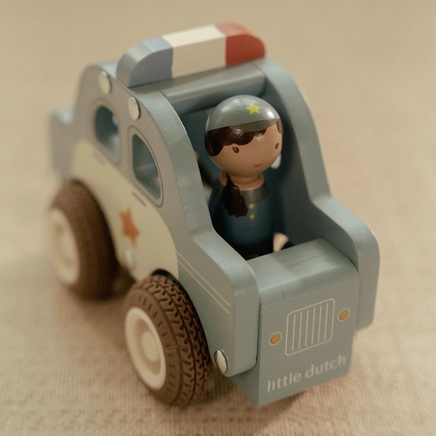 Little Dutch - Wooden Police Car