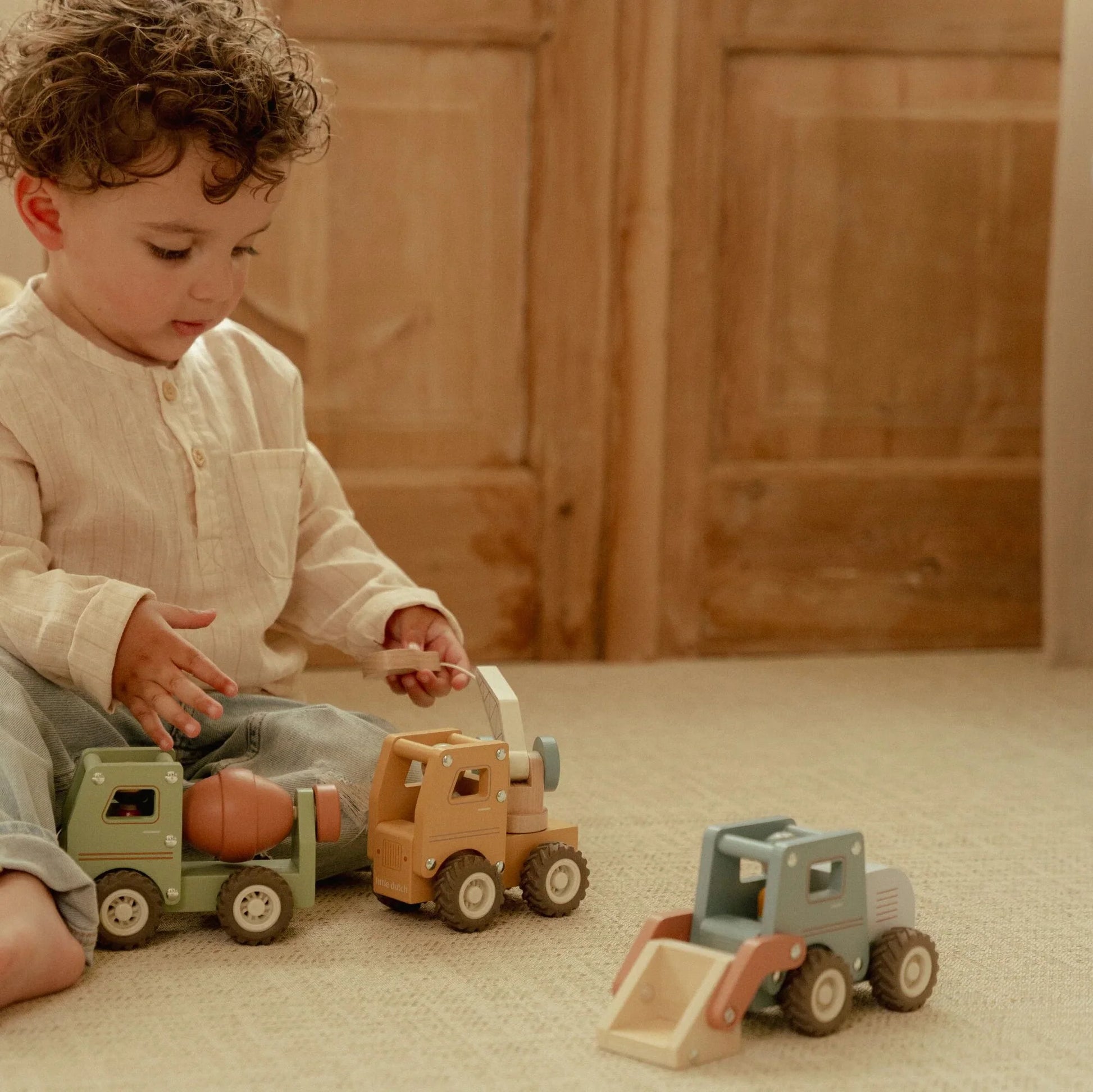 Little Dutch - Wooden Excavator