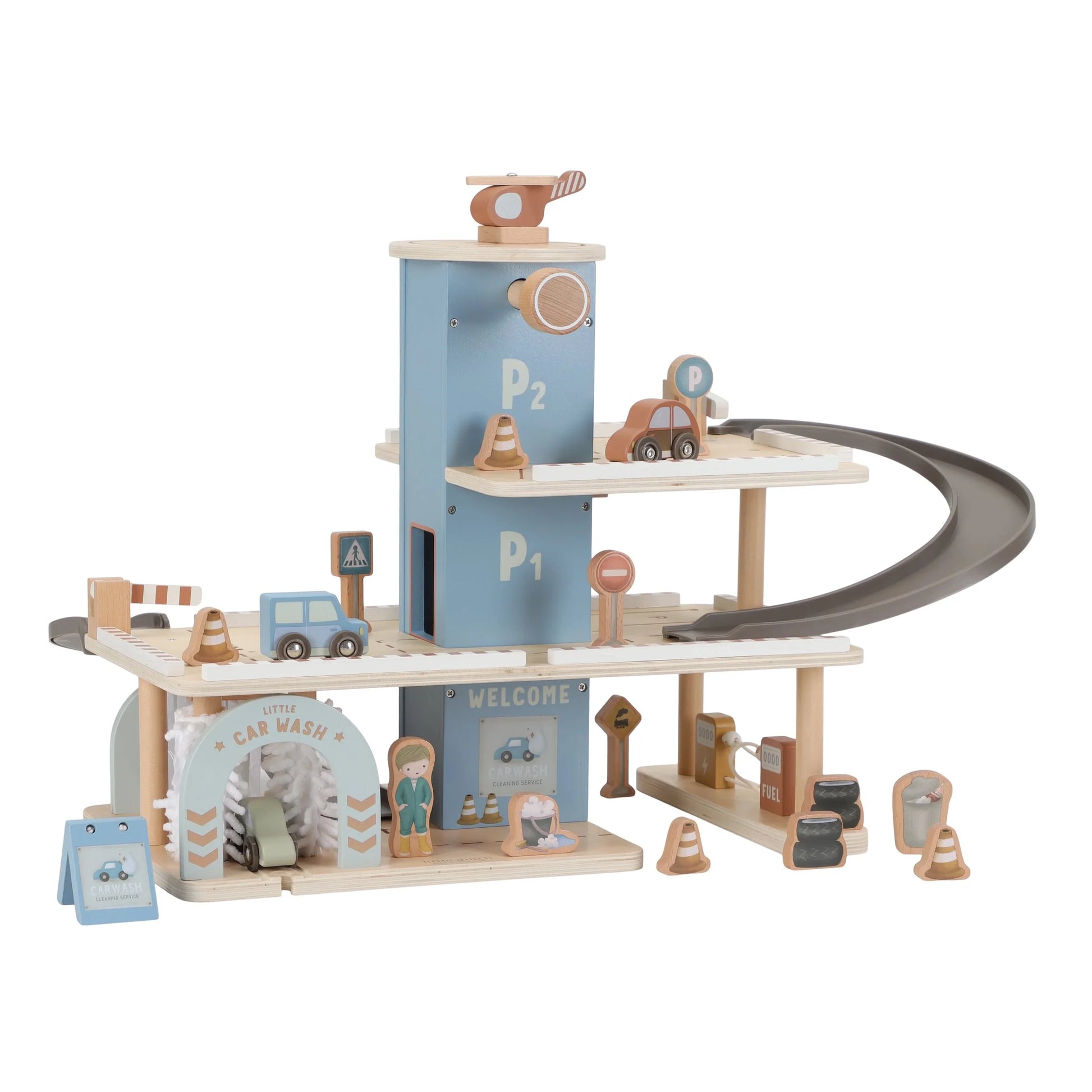 Little Dutch - Wooden Play Garage
