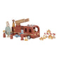 Little Dutch - Wooden Fire Truck Set