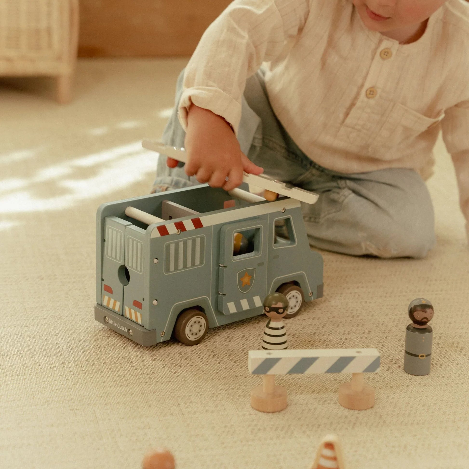 Little Dutch - Wooden Police Van