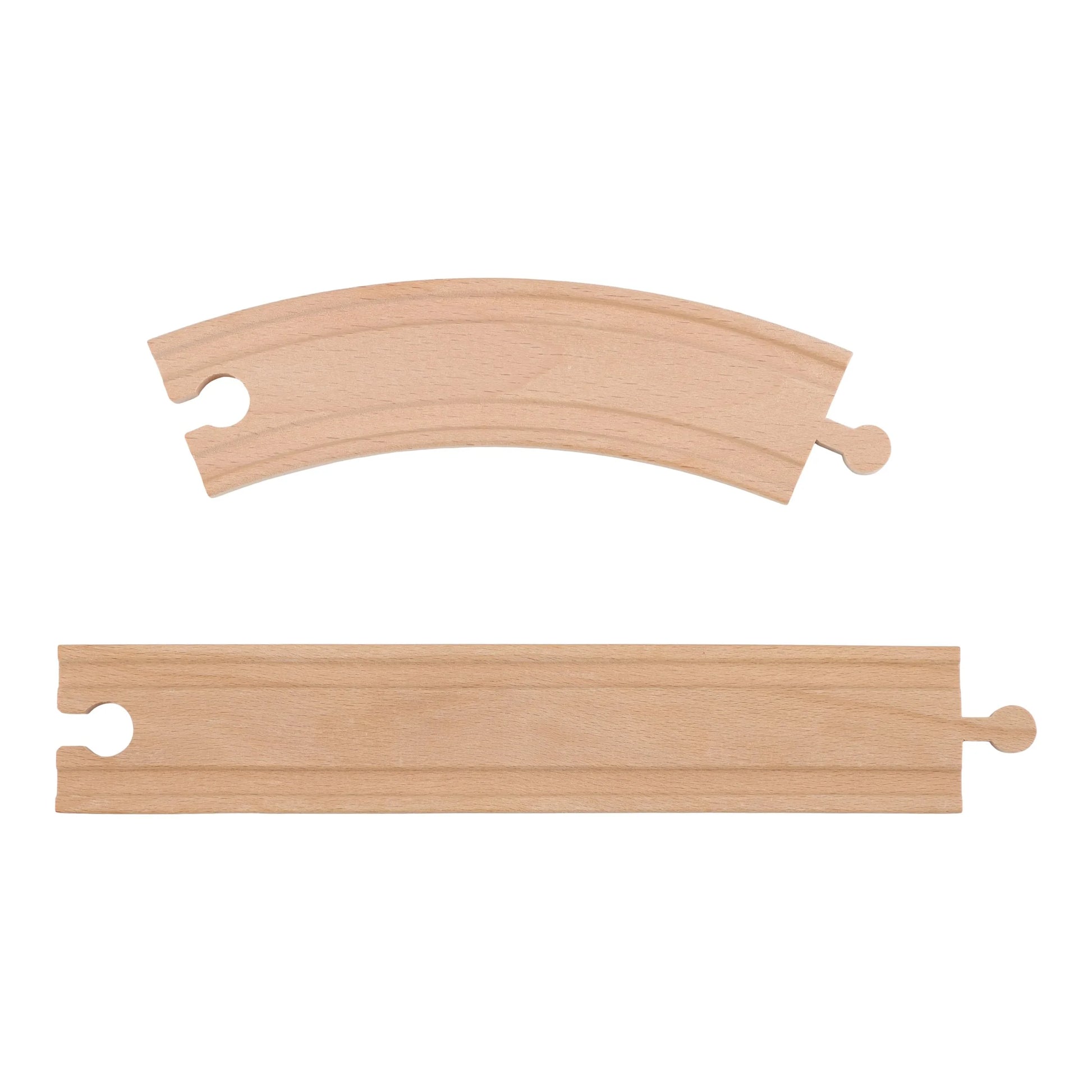 Little Dutch - Wooden Crane and Train Track Set