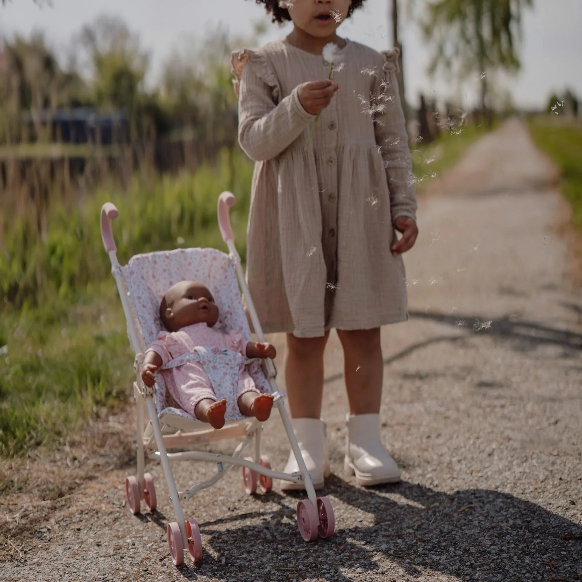 Little Dutch - Metal Doll Stroller