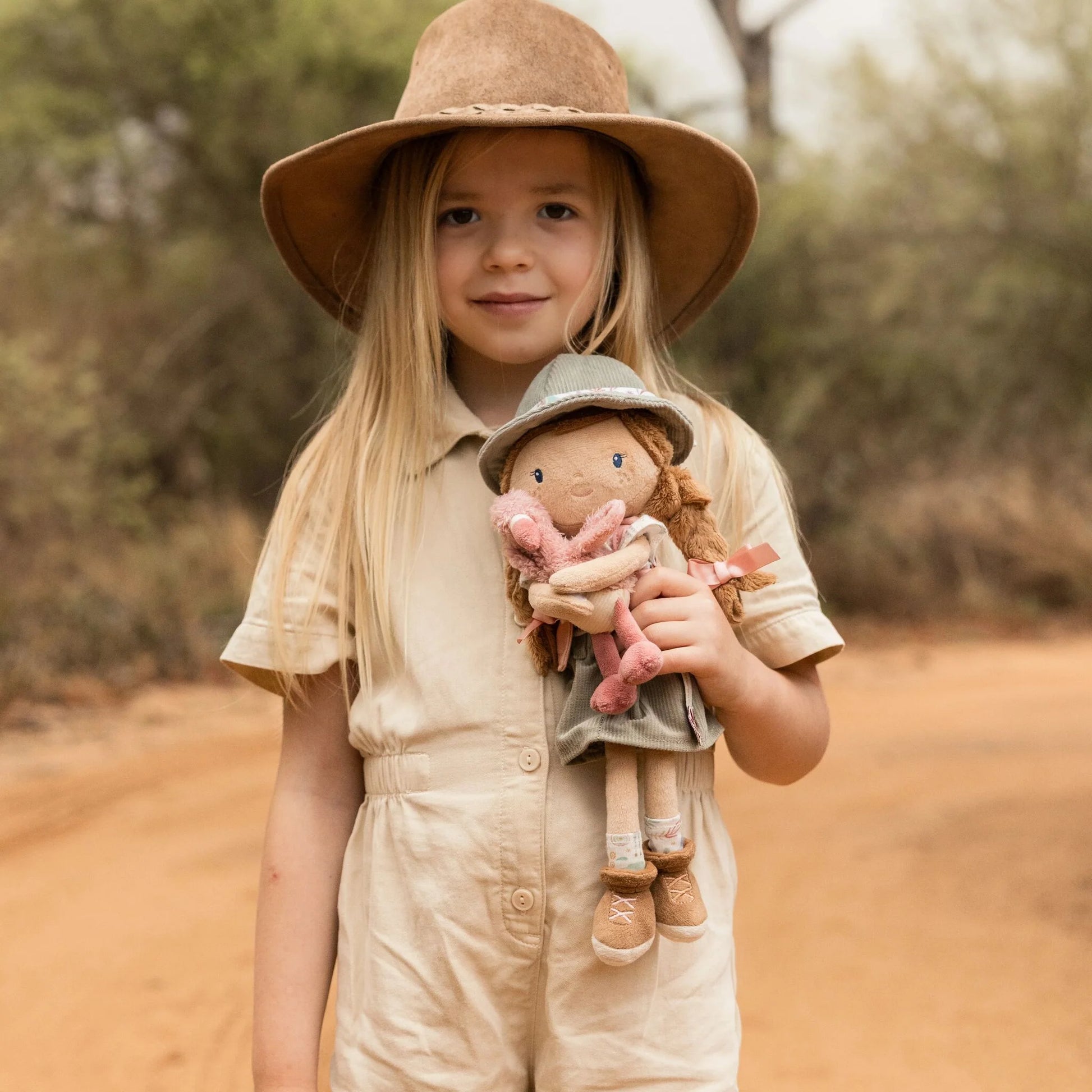 Little Dutch - Safari Friends | Cuddle Doll - Ranger Rosa