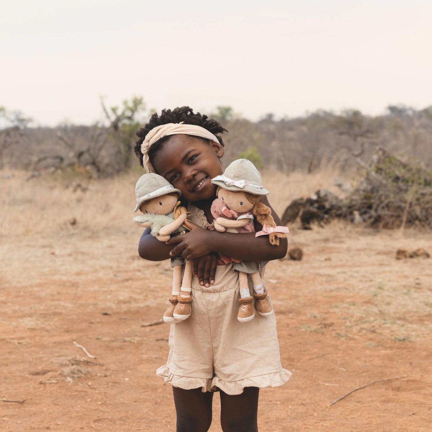 Little Dutch - Safari Friends | Cuddle Doll - Ranger Rosa
