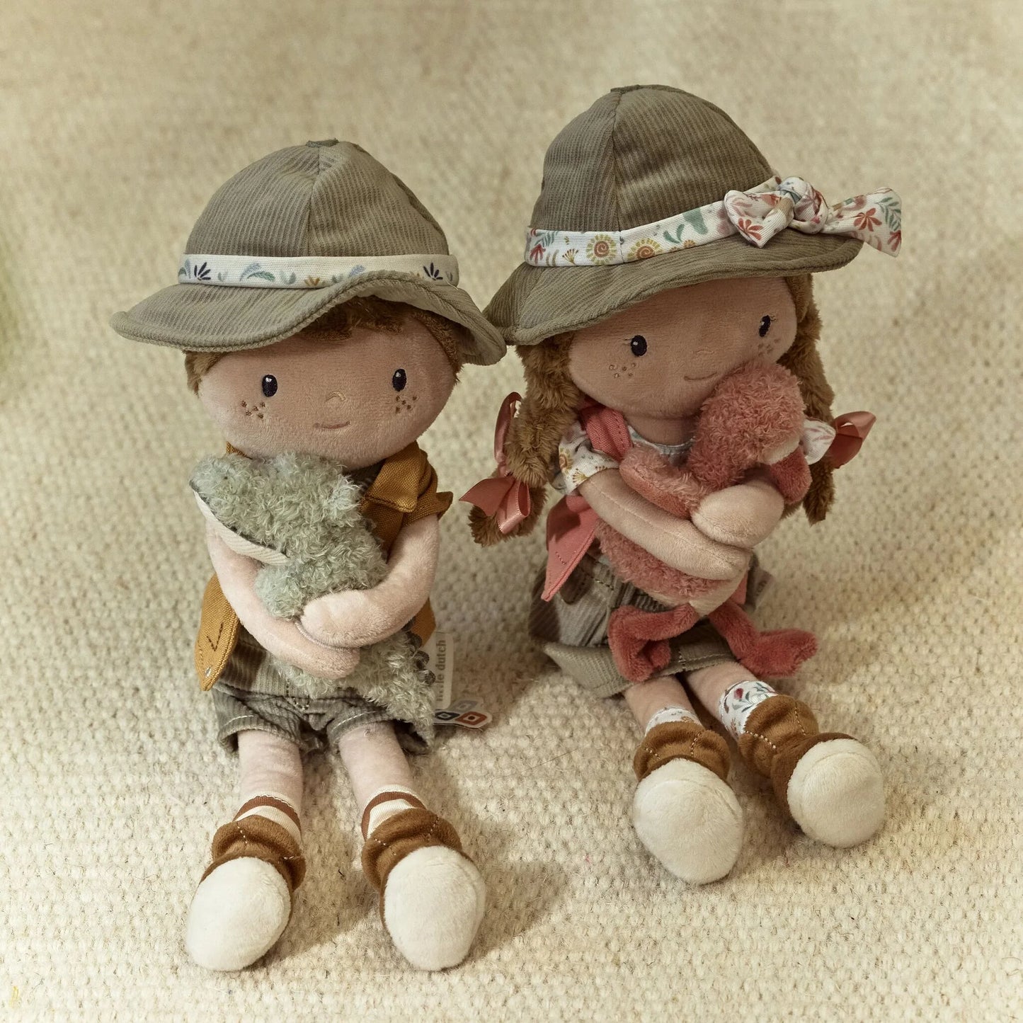 Little Dutch - Safari Friends | Cuddle Doll - Ranger Rosa